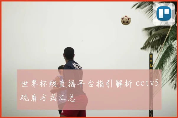世界杯线直播平台指引解析 cctv5观看方式汇总
